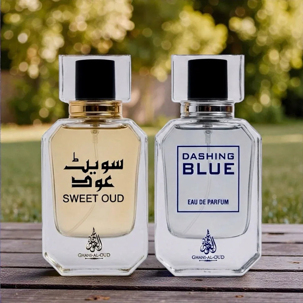 Combo Deal Of 2 Perfumes Dashing Blue & Sweet Oud