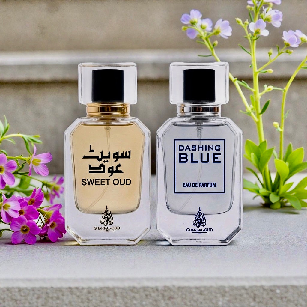 Combo Deal Of 2 Perfumes Dashing Blue & Sweet Oud