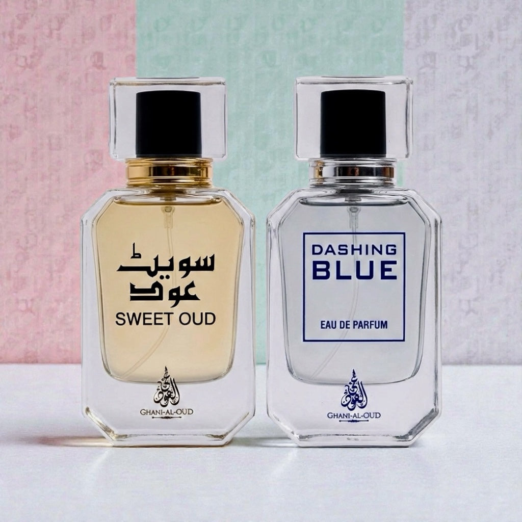 Combo Deal Of 2 Perfumes Dashing Blue & Sweet Oud