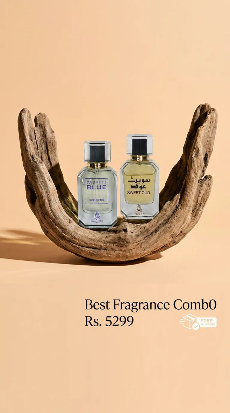 Combo Deal Of 2 Perfumes Dashing Blue & Sweet Oud